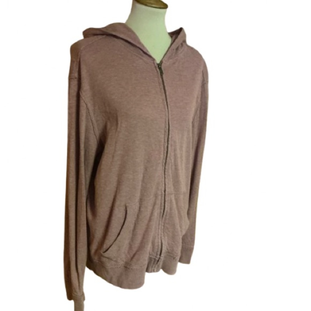 Fossil Salmon Pink Oversized Beachy Hoodie